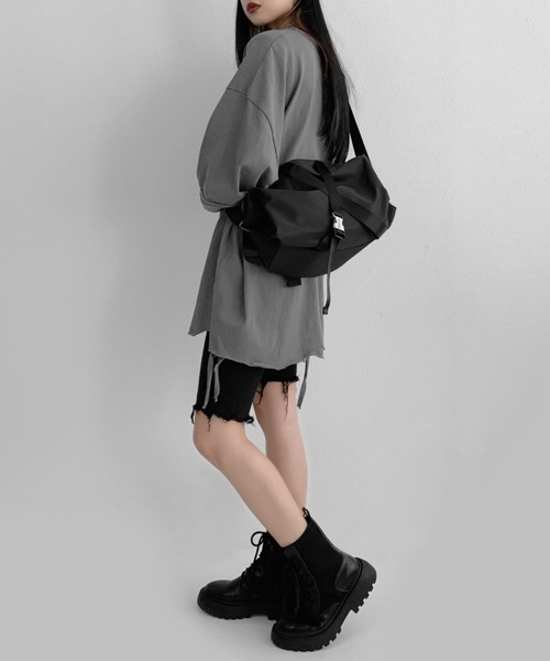 LVEU.（ラブユ.）の「Buckle design bag / バックルデザインバッグ（ショルダーバッグ・レディース・ブラック・FREE）」の16枚目の写真