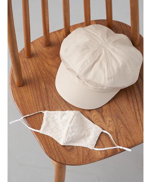 earth music&ecology(アースミュージックアンドエコロジー)の「ツイルキャスケットマスクセット *(キャップ・レディース・ブラック・FREE)」の10枚目の写真