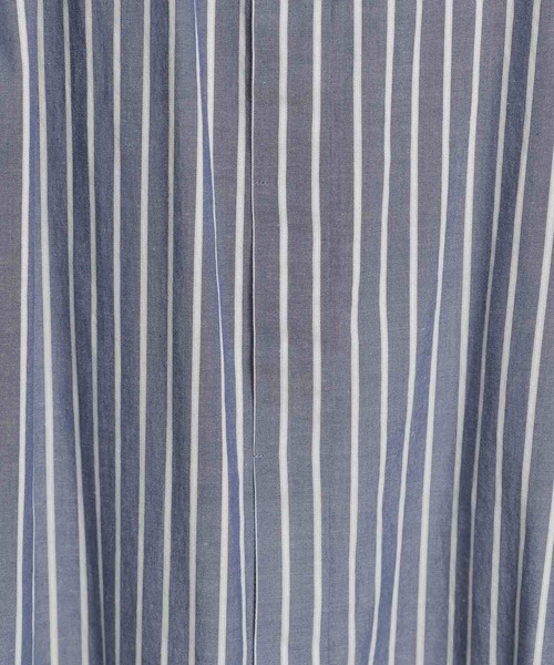 niko and...（ニコアンド）の「高密スタンドカラーマキシシャツワンピース（シャツワンピース・レディース・ブラック/オフホワイト/ブルー/ベージュ・MEDIUM/LARGE）」の19枚目の写真