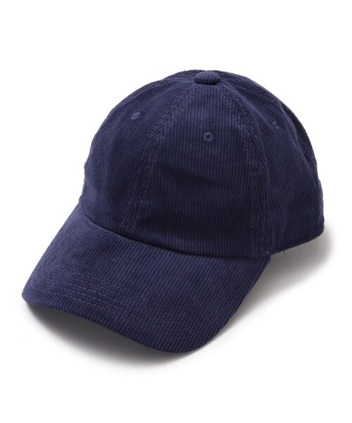 BASECONTROL（ベースコントロール）の「◆ベーシック コーデュロイ ローキャップ（キャップ・レディース・ブラック/ネイビー・99）」の3枚目の写真