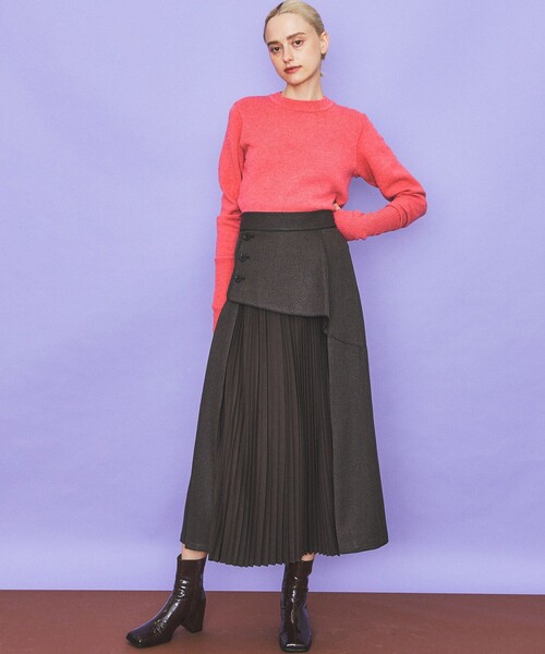 INella（イネラ）の「【INella(イネラ)】レイヤードプリーツスカート  