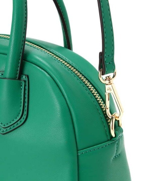 N.（N. Natural Beauty Basic）（エヌエヌナチュラルビューティーベーシック）の「◆ミニボストンショルダーバッグ（ショルダーバッグ・レディース・ホワイト/グリーン/ブラック・ﾌﾘ-）」の18枚目の写真