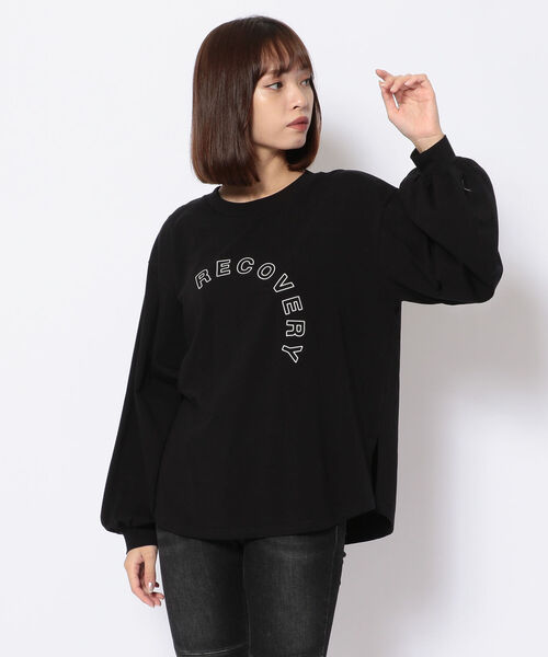 EACH.(イーチ)の「EACH(イーチ)VOLUME PUFF SLEEVE TEE(Tシャツ/カットソー・レディース・ホワイト/グレー/ブラック・FREE)」の1枚目の写真
