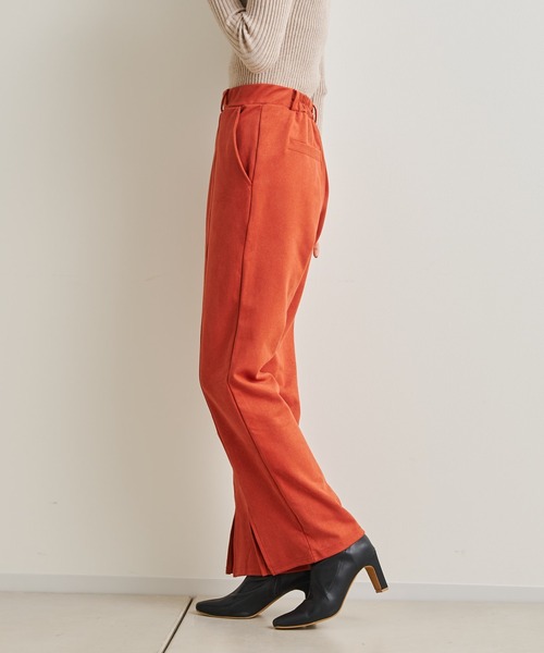 prose verse（プロズヴェール）の「センタースリットピンタックパンツ（その他パンツ・レディース・グリーン/ブラック/オレンジ・MEDIUM）」の15枚目の写真