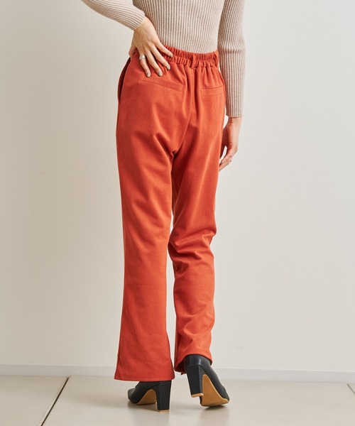 prose verse（プロズヴェール）の「センタースリットピンタックパンツ（その他パンツ・レディース・グリーン/ブラック/オレンジ・MEDIUM）」の16枚目の写真