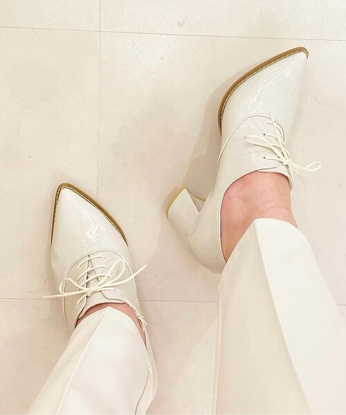 ESPERANZA（エスペランサ）の「レースアップエナメルブーティ（ブーツ