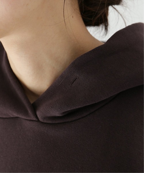 plage 18AW 製品染め裏起毛パーカー ブラウン プラージュ Plage - plage 18AW 製品染め裏起毛パーカー ブラウン プラージュの