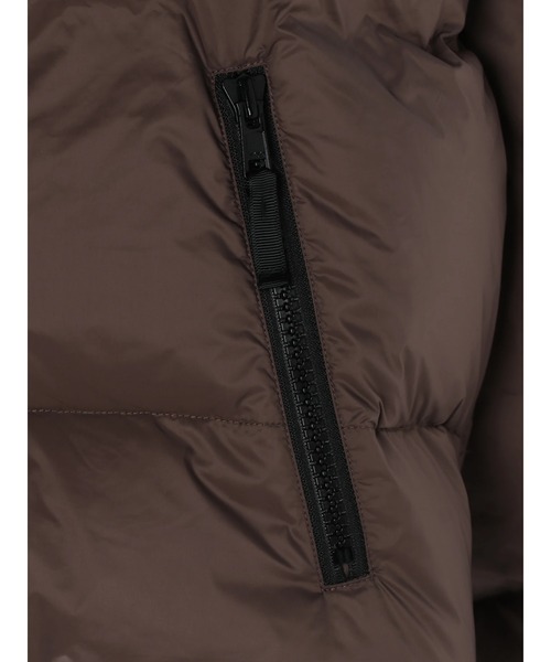 YECCA VECCA（イェッカヴェッカ）の「グリーンダウンZIPフーディー＊（ダウンジャケット/コート・レディース・ブラック/ブラウン/キャメル・FREE）」の11枚目の写真