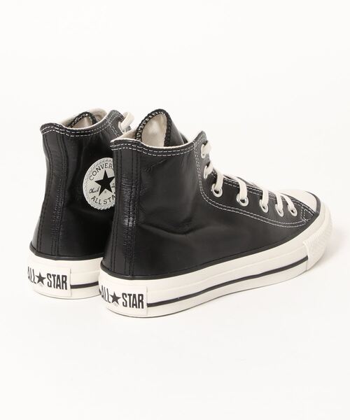 CONVERSE(コンバース)の「【CONVERSE/コンバース】OLIVE GREEN LEATHER HI:ハイカットシューズ(スニーカー・レディース・ブラック・24.5cm/25cm/23cm/23.5cm/24cm)」の5枚目の写真