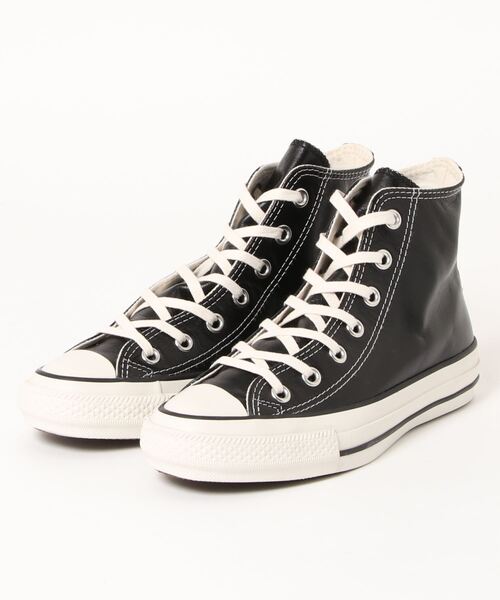 CONVERSE(コンバース)の「【CONVERSE/コンバース】OLIVE GREEN LEATHER HI:ハイカットシューズ(スニーカー・レディース・ブラック・24.5cm/25cm/23cm/23.5cm/24cm)」の16枚目の写真