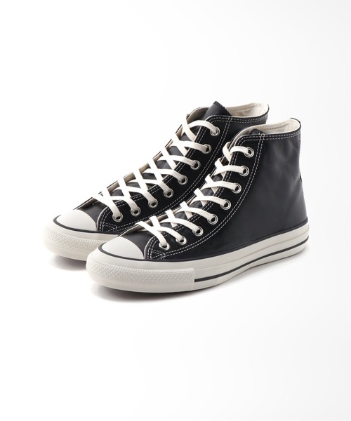 CONVERSE(コンバース)の「【CONVERSE/コンバース】OLIVE GREEN LEATHER HI:ハイカットシューズ(スニーカー・レディース・ブラック・24.5cm/25cm/23cm/23.5cm/24cm)」の13枚目の写真