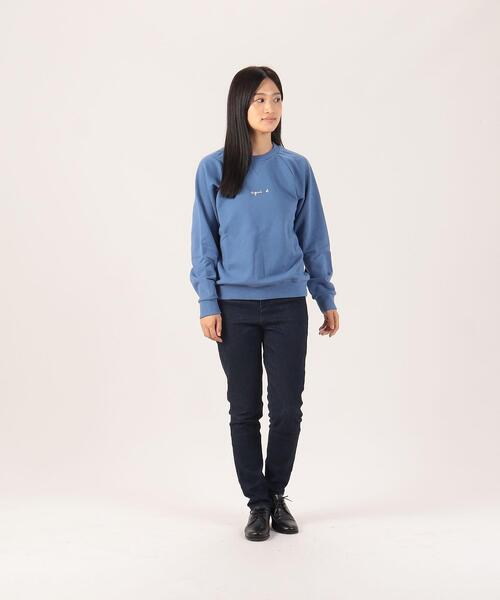 agnes b.（アニエスベー）の「WEB限定 S179 SWEAT ロゴスウェット（スウェット・レディース・ブルー系その他・1/3/2）」の5枚目の写真