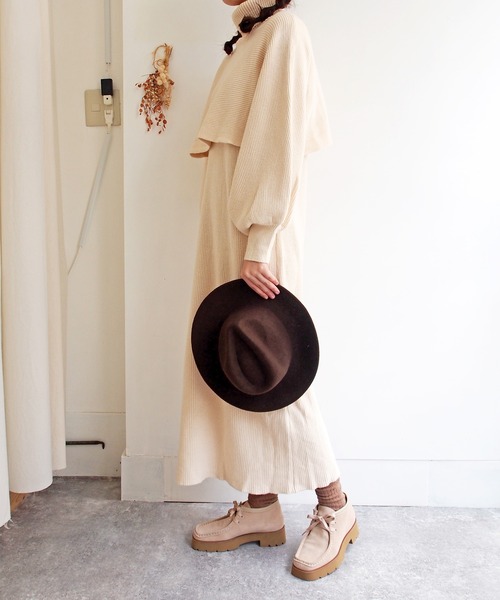 あしながおじさん（アシナガオジサン）の「厚底チロリアンシューズ　-6701275（モカシン/デッキシューズ・レディース・ベージュ/レッド/ブラック・23.0cm/22.5cm/23.5cm/24.0cm/24.5cm）」の7枚目の写真