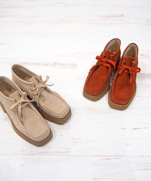 あしながおじさん（アシナガオジサン）の「厚底チロリアンシューズ　-6701275（モカシン/デッキシューズ・レディース・ベージュ/レッド/ブラック・23.0cm/22.5cm/23.5cm/24.0cm/24.5cm）」の8枚目の写真