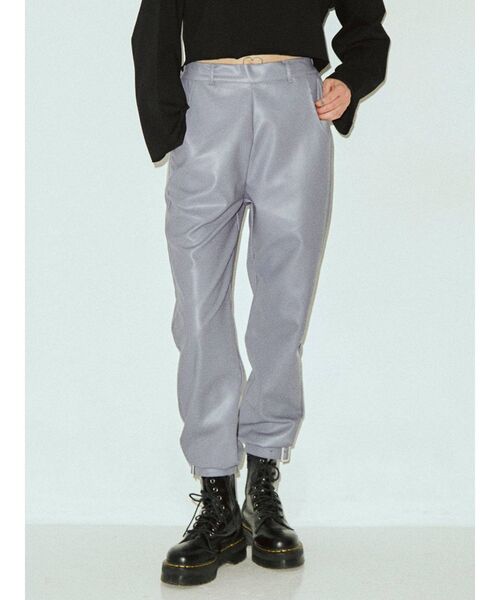 jouetie（ジュエティ）の「ジョガーベルトパンツ（その他パンツ・レディース・グレー/ブラック/パープル・MEDIUM）」の3枚目の写真