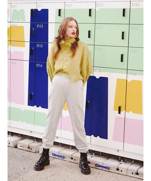 jouetie（ジュエティ）の「ジョガーベルトパンツ（その他パンツ・レディース・グレー/ブラック/パープル・MEDIUM）」の11枚目の写真