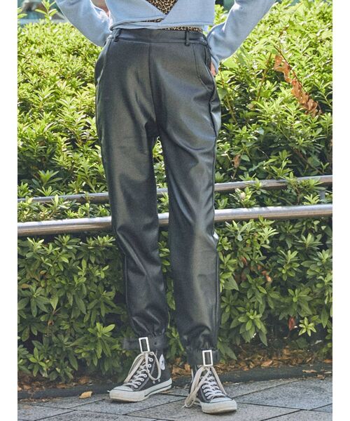 jouetie（ジュエティ）の「ジョガーベルトパンツ（その他パンツ・レディース・グレー/ブラック/パープル・MEDIUM）」の13枚目の写真