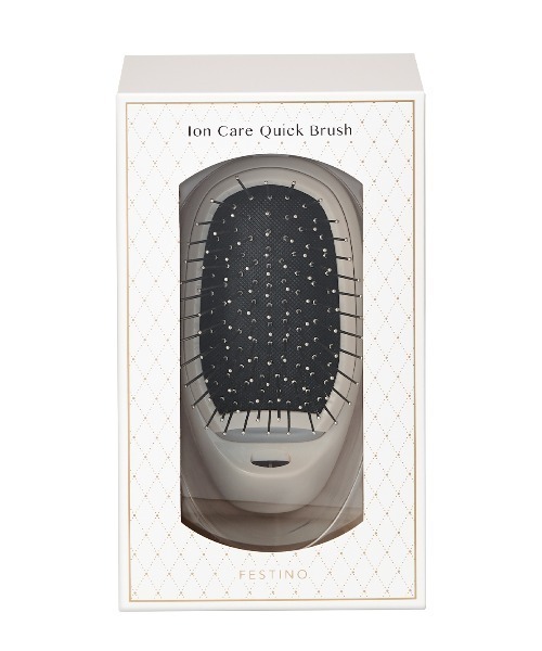 BIRTHDAY BAR（バースデイバー）の「【FESTINO フェスティノ】イオンケア クイックブラシ（ヘアブラシ・レディース・ホワイト/ピンク/ベージュ・フリー）」の15枚目の写真