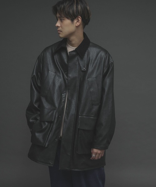 美品 markawear ミラレーン ハンティングジャケット カバーオール 美品 markawear ミラレーン ハンティングジャケット