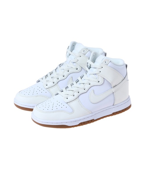 NIKE（ナイキ）の「NIKE WMNS DUNK HIGH DD1869-109（スニーカー・レディース・ホワイト・23㎝/24㎝/25㎝/23.5㎝/24.5㎝）」の2枚目の写真