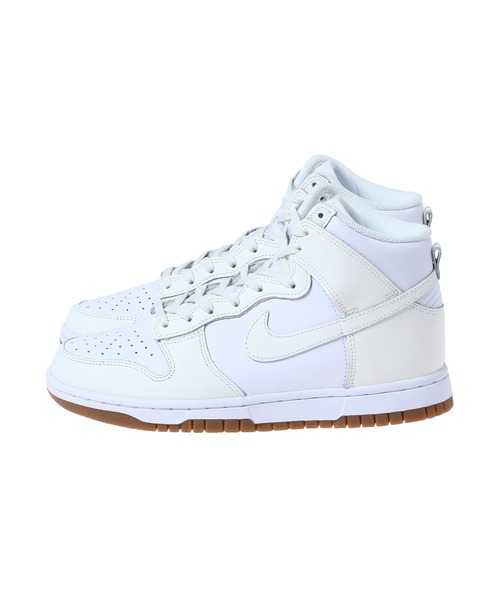 NIKE（ナイキ）の「NIKE WMNS DUNK HIGH DD1869-109（スニーカー・レディース・ホワイト・23㎝/24㎝/25㎝/23.5㎝/24.5㎝）」の3枚目の写真