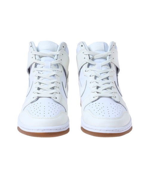 NIKE（ナイキ）の「NIKE WMNS DUNK HIGH DD1869-109（スニーカー・レディース・ホワイト・23㎝/24㎝/25㎝/23.5㎝/24.5㎝）」の4枚目の写真