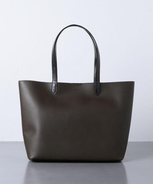 UNITED ARROWS（ユナイテッドアローズ）の「＜UNITED ARROWS＞ マイクロファイバー コンビ トートバッグ（トートバッグ・メンズ・ブラック/ダークグレー/オリーブ・FREE）」の3枚目の写真
