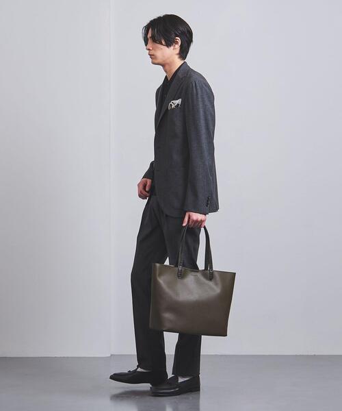 UNITED ARROWS マイクロファイバー コンビ トートバッグ ブラック UNITED ARROWS（ユナイテッドアローズ）の「＜UNITED ARROWS