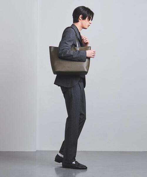 UNITED ARROWS（ユナイテッドアローズ）の「＜UNITED ARROWS＞ マイクロファイバー コンビ トートバッグ（トートバッグ・メンズ・ブラック/ダークグレー/オリーブ・FREE）」の10枚目の写真