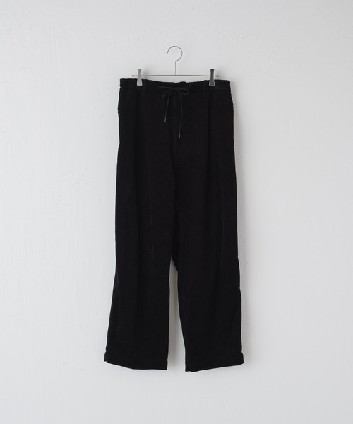 WHIMSIC（ウィムジック）の「【WHIMSIC】コーデュロイワイドパンツ（その他パンツ・レディース・ブラック/ブラウン/ホワイト・FREE）」の3枚目の写真