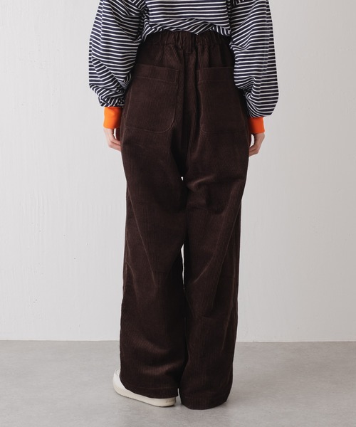 WHIMSIC（ウィムジック）の「【WHIMSIC】コーデュロイワイドパンツ（その他パンツ・レディース・ブラック/ブラウン/ホワイト・FREE）」の16枚目の写真
