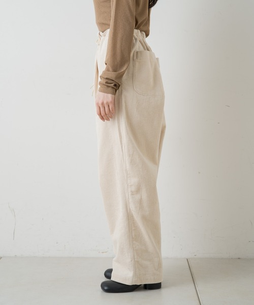WHIMSIC（ウィムジック）の「【WHIMSIC】コーデュロイワイドパンツ（その他パンツ・レディース・ブラック/ブラウン/ホワイト・FREE）」の20枚目の写真