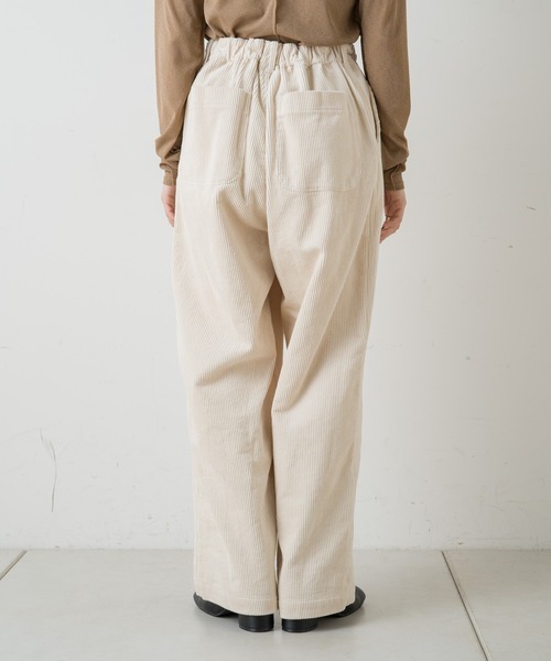 WHIMSIC（ウィムジック）の「【WHIMSIC】コーデュロイワイドパンツ（その他パンツ・レディース・ブラック/ブラウン/ホワイト・FREE）」の21枚目の写真