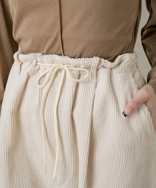 WHIMSIC（ウィムジック）の「【WHIMSIC】コーデュロイワイドパンツ（その他パンツ・レディース・ブラック/ブラウン/ホワイト・FREE）」の22枚目の写真