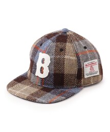 HARRIS TWEED | Harris Tweed ハリス ツィード フェルトワッペン ベースボールキャップ(キャップ)