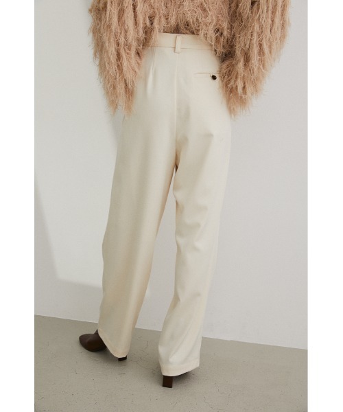 STYLEMIXER（スタイルミキサー）の「ﾙｰｽﾞｽﾘｰﾀｯｸﾊﾟﾝﾂ（スラックス・レディース・アイボリー/ブラック/ブラウン・SMALL/MEDIUM/X-SMALL）」の13枚目の写真