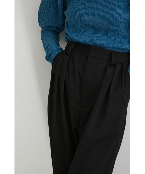 STYLEMIXER（スタイルミキサー）の「ﾙｰｽﾞｽﾘｰﾀｯｸﾊﾟﾝﾂ（スラックス・レディース・アイボリー/ブラック/ブラウン・SMALL/MEDIUM/X-SMALL）」の20枚目の写真