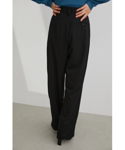 STYLEMIXER（スタイルミキサー）の「ﾙｰｽﾞｽﾘｰﾀｯｸﾊﾟﾝﾂ（スラックス・レディース・アイボリー/ブラック/ブラウン・SMALL/MEDIUM/X-SMALL）」の8枚目の写真