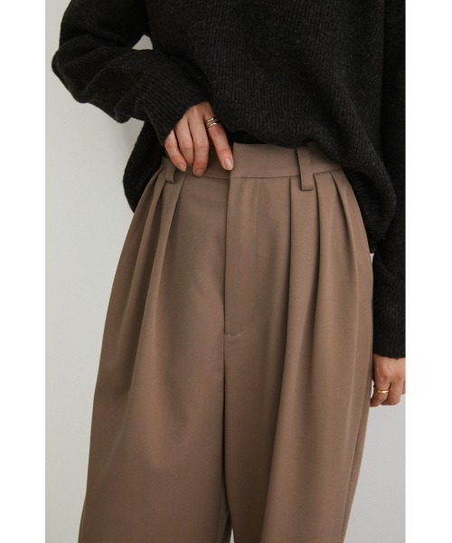 STYLEMIXER（スタイルミキサー）の「ﾙｰｽﾞｽﾘｰﾀｯｸﾊﾟﾝﾂ（スラックス・レディース・アイボリー/ブラック/ブラウン・SMALL/MEDIUM/X-SMALL）」の21枚目の写真