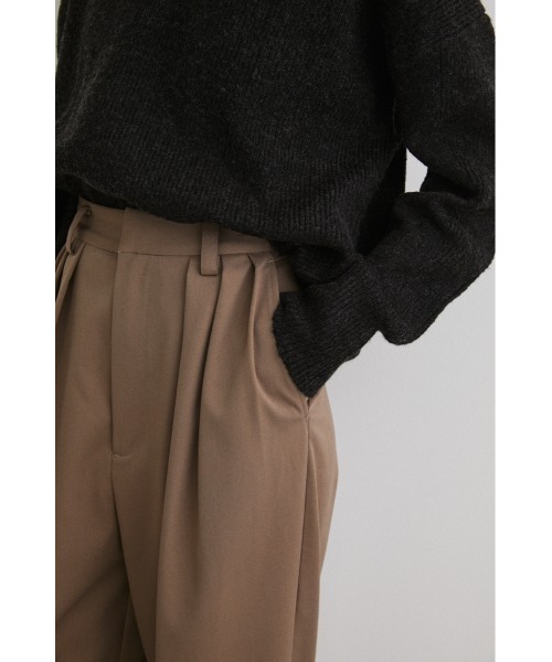 STYLEMIXER（スタイルミキサー）の「ﾙｰｽﾞｽﾘｰﾀｯｸﾊﾟﾝﾂ（スラックス・レディース・アイボリー/ブラック/ブラウン・SMALL/MEDIUM/X-SMALL）」の18枚目の写真