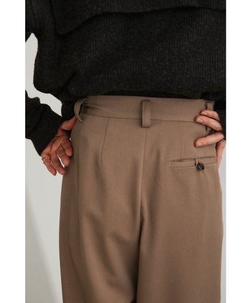 STYLEMIXER（スタイルミキサー）の「ﾙｰｽﾞｽﾘｰﾀｯｸﾊﾟﾝﾂ（スラックス・レディース・アイボリー/ブラック/ブラウン・SMALL/MEDIUM/X-SMALL）」の15枚目の写真