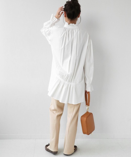 JOURNAL STANDARD relume（ジャーナルスタンダード　レリューム）の「コンパクト裏毛プルオンパンツ◆（スウェットパンツ・レディース・ベージュ/グレー系その他・FREE）」の13枚目の写真