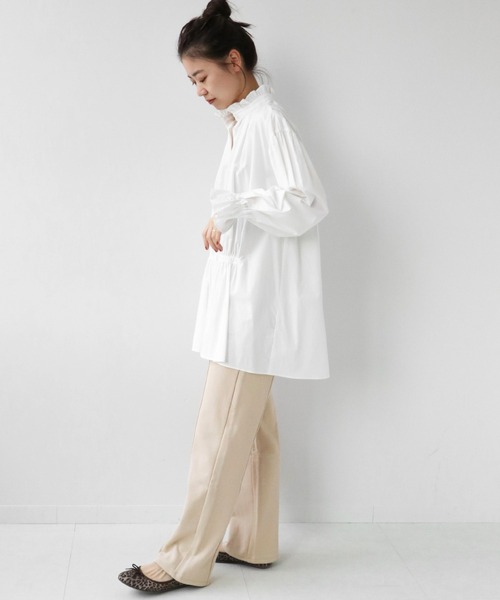 JOURNAL STANDARD relume（ジャーナルスタンダード　レリューム）の「コンパクト裏毛プルオンパンツ◆（スウェットパンツ・レディース・ベージュ/グレー系その他・FREE）」の12枚目の写真