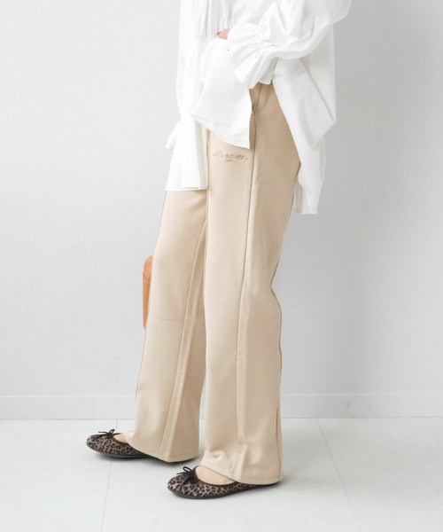 JOURNAL STANDARD relume（ジャーナルスタンダード　レリューム）の「コンパクト裏毛プルオンパンツ◆（スウェットパンツ・レディース・ベージュ/グレー系その他・FREE）」の15枚目の写真