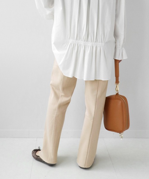 JOURNAL STANDARD relume（ジャーナルスタンダード　レリューム）の「コンパクト裏毛プルオンパンツ◆（スウェットパンツ・レディース・ベージュ/グレー系その他・FREE）」の16枚目の写真