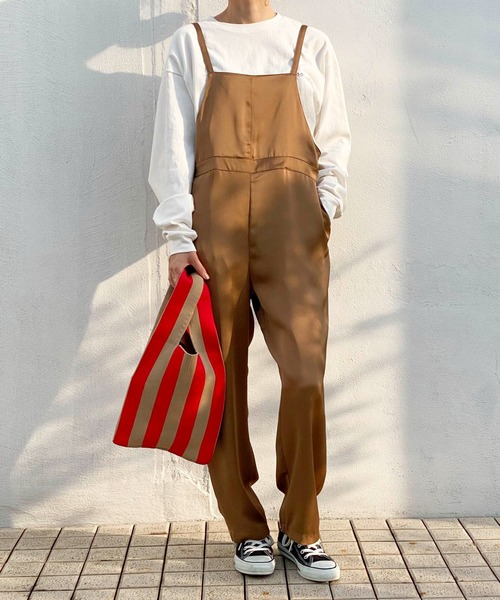 ottilie(オティーリエ)の「ストライプニットBAG(ハンドバッグ・レディース・ブラック/レッド・FREE)」の17枚目の写真