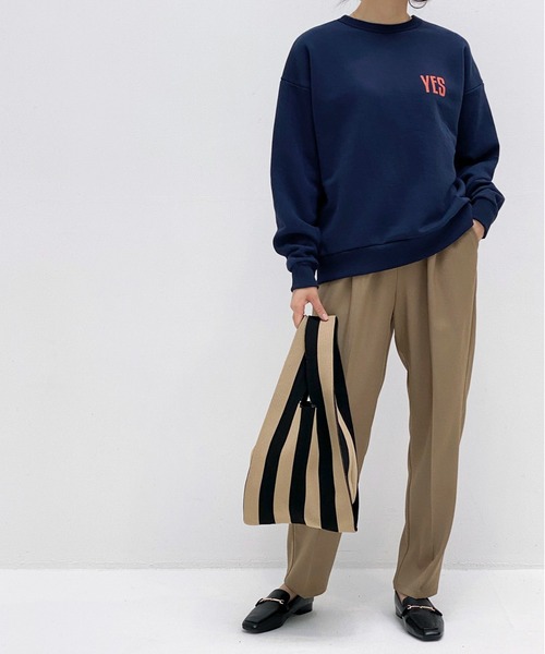 ottilie(オティーリエ)の「ストライプニットBAG(ハンドバッグ・レディース・ブラック/レッド・FREE)」の14枚目の写真