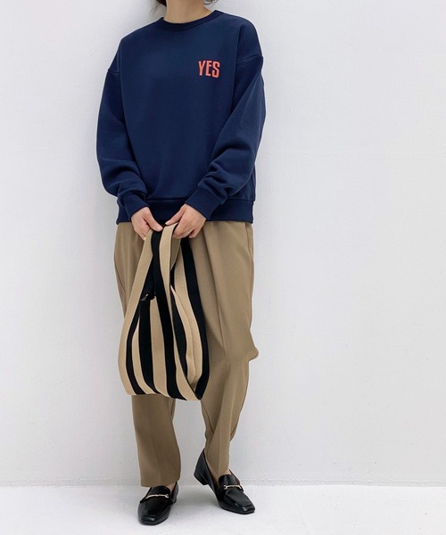 ottilie(オティーリエ)の「ストライプニットBAG(ハンドバッグ・レディース・ブラック/レッド・FREE)」の15枚目の写真