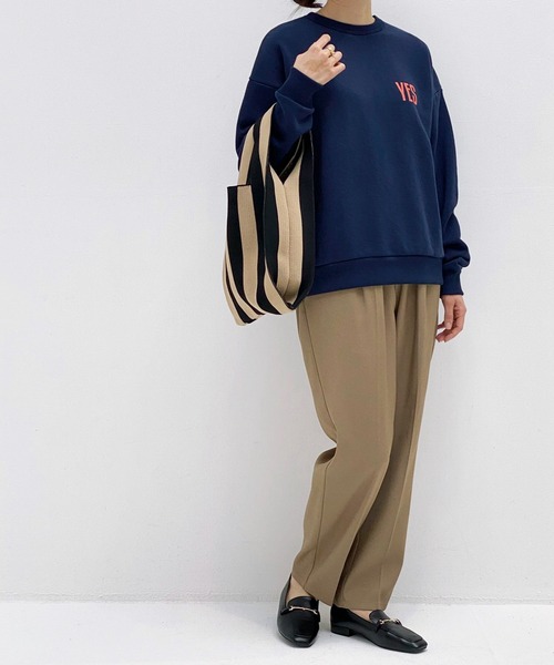 ottilie(オティーリエ)の「ストライプニットBAG(ハンドバッグ・レディース・ブラック/レッド・FREE)」の16枚目の写真