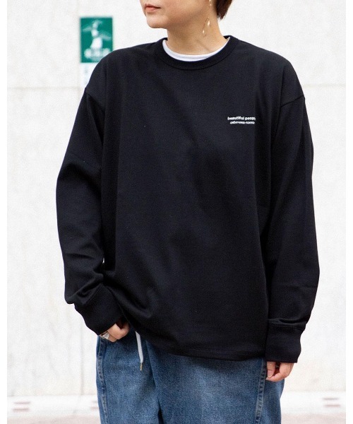 beautiful people カットソー　新品 feels suvin jersey print long T（Tシャツ/カットソー